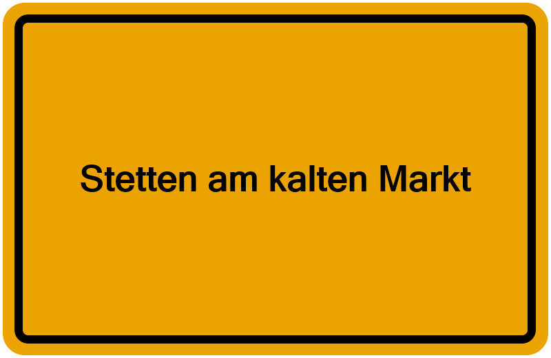 Handelsregister Stetten am kalten Markt